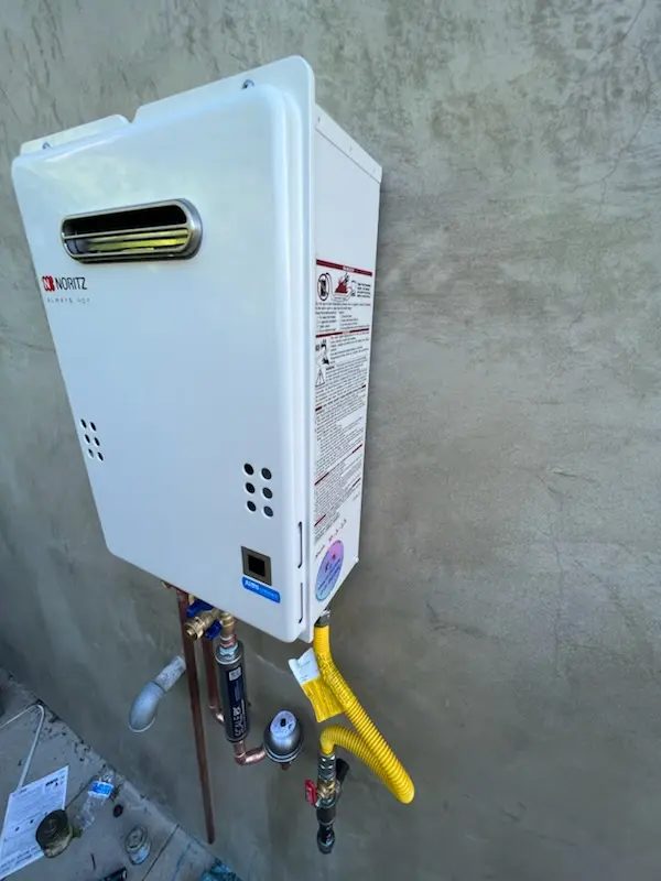 Tankless water heater installation for Lucon homes
